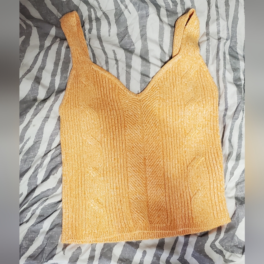 Express Fitted Orange / Rust Tank | Soft & Flattering | Women’s Size M